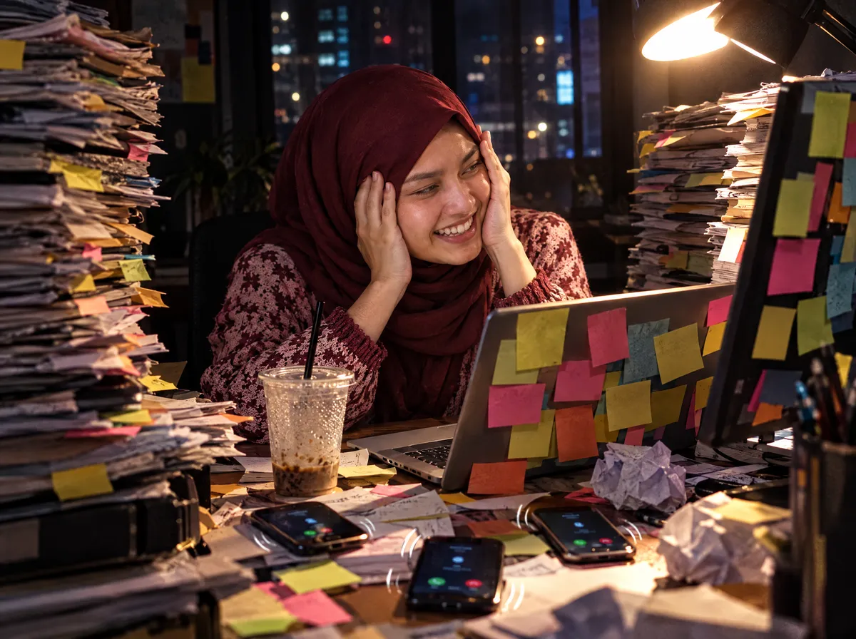 Ilustrasi: Stres numpuk